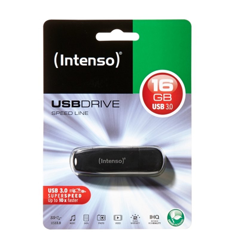Intenso | 3533470 Lápiz USB 3.0 Speed line | 16GB - Imagem de Detalhe 1