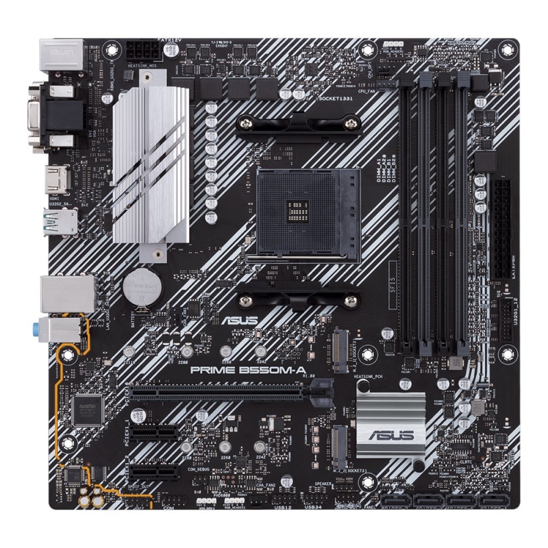 ASUS | Motherboard | Motherboard PRIME B550M-A mATX AM4 | 4K - Imagem de Detalhe 1
