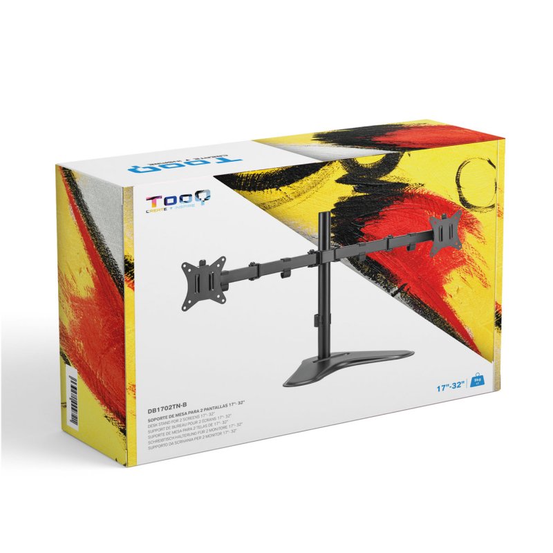 Tooq Suporte de mesa DB1702TN-B 2 braçOS 17-32" - Imagem de Detalhe 3