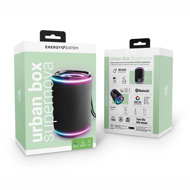 Energy Sistem Urban Box Preta Supernova - Imagem de Detalhe 3