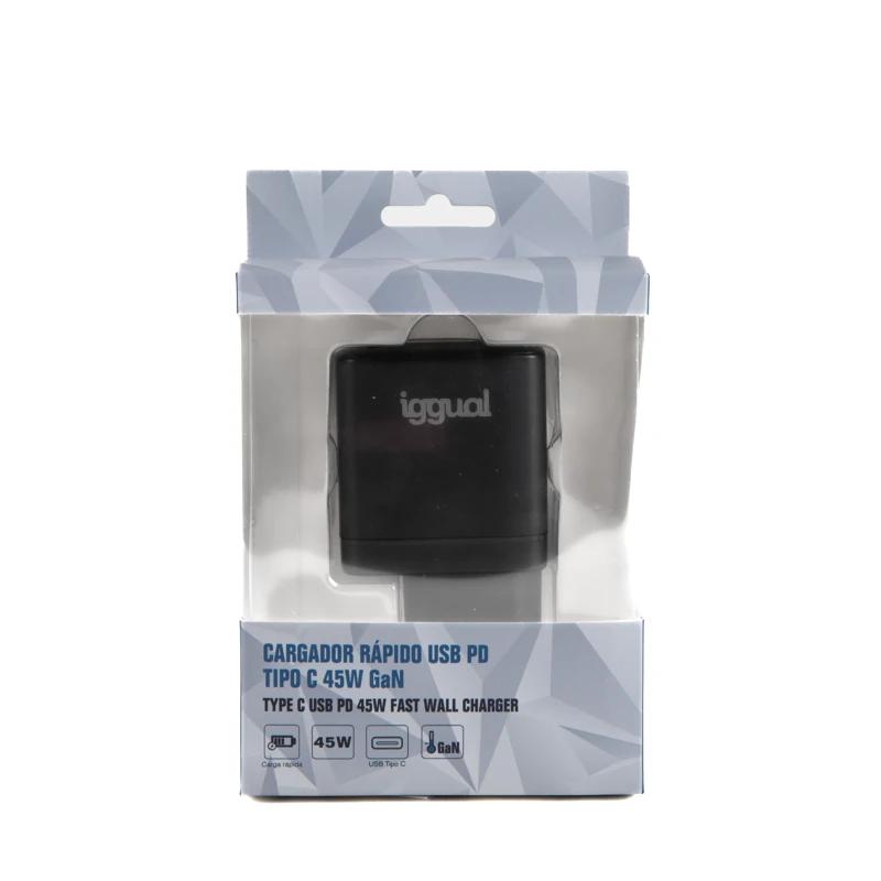 iggual Carregador rápido USB PD tipo C 45W GaN - Imagem de Detalhe 3