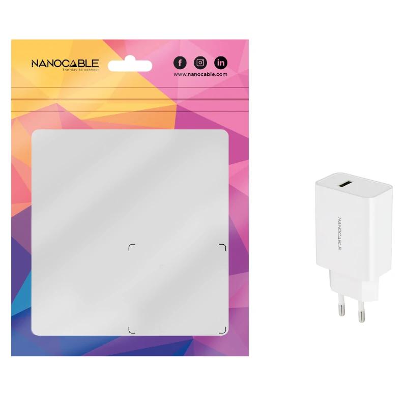 Nanocable Carregador 1 x USB 5V-2.1A Branco - Imagem de Detalhe 2