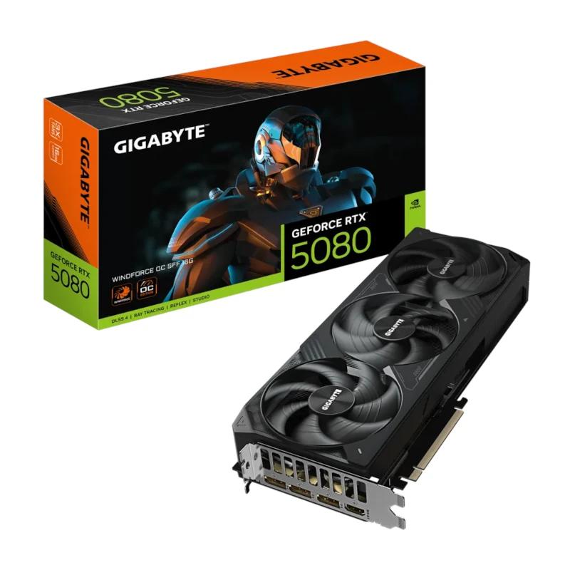 Gigabyte VGA NVIDIA RTX 5080 WF3OC 16GB DDR7 - Imagem de Detalhe 2