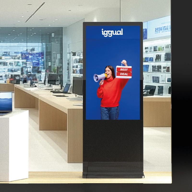 iggual Orchid 55'' Design Totem 139,7 cm (55") LCD Wi-Fi 500 cd/m² 4K Ultra HD Preto Ecrã táctil Processador built-in Windows 10 Pro - Imagem de Detalhe 5