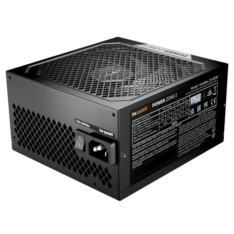 be quiet! POWER ZONE 2 850W fonte de alimentação 20+4 pin ATX ATX Preto - Imagem de Detalhe 3