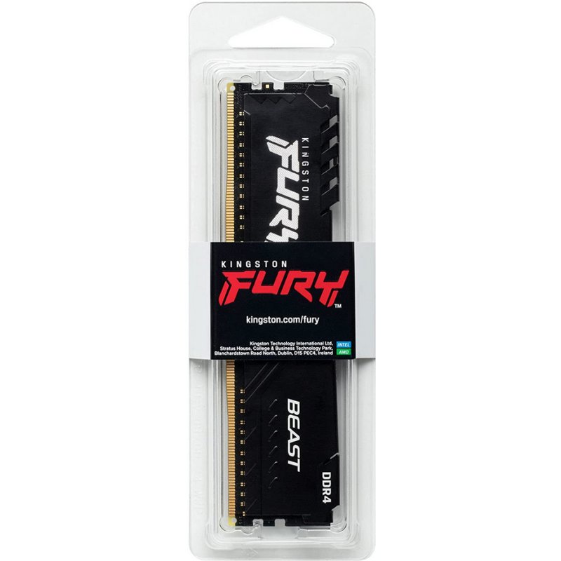 Kingston Technology FURY Beast módulo de memória 16 GB 1 x 16 GB DDR4 3600 MT/s 288-pin DIMM - Imagem de Detalhe 6