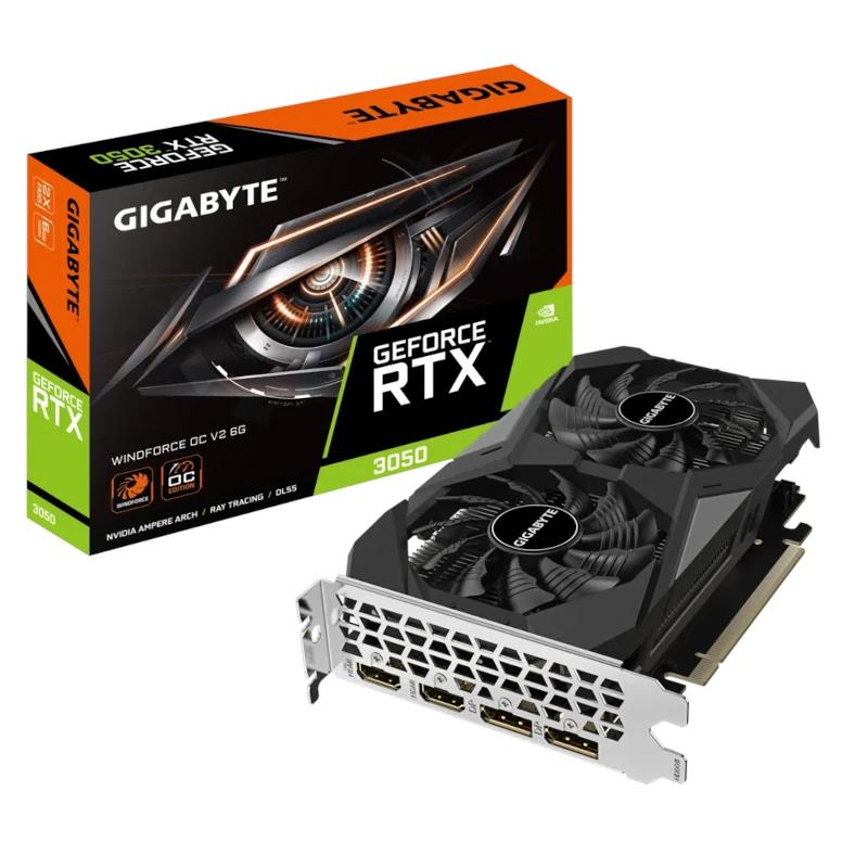 GIGABYTE GeForce RTX 3050 WINDFORCE OC V2 6G NVIDIA 6 GB GDDR6 - Imagem de Detalhe 5