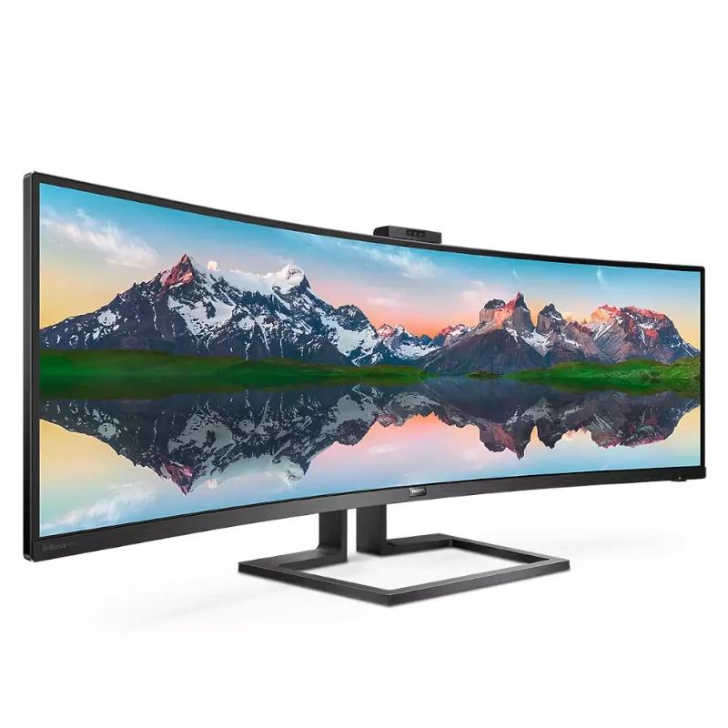 Philips P Line 499P9H/00 monitor de ecrã 124 cm (48.8") 5120 x 1440 pixels UltraWide Dual Quad HD Preto - Imagem de Detalhe 1