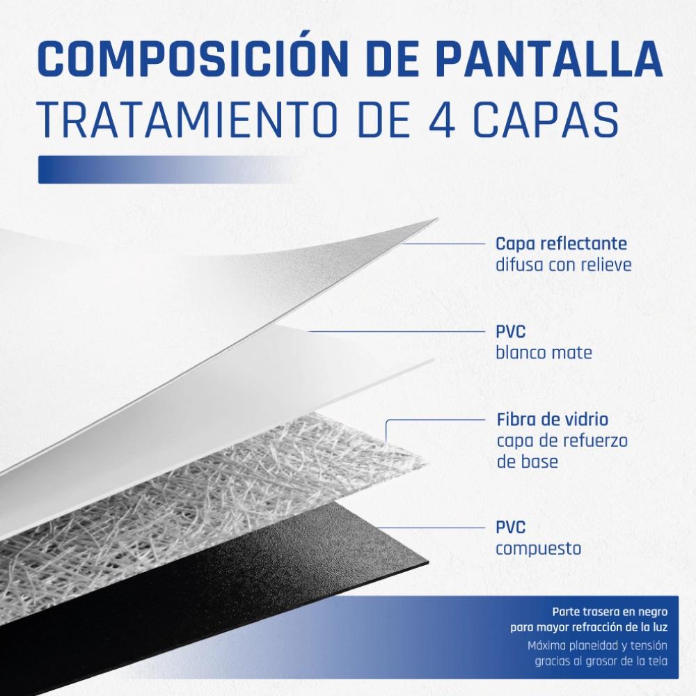 iggual Tela manual 4:3 112" 200x200 cm - Imagem de Detalhe 4