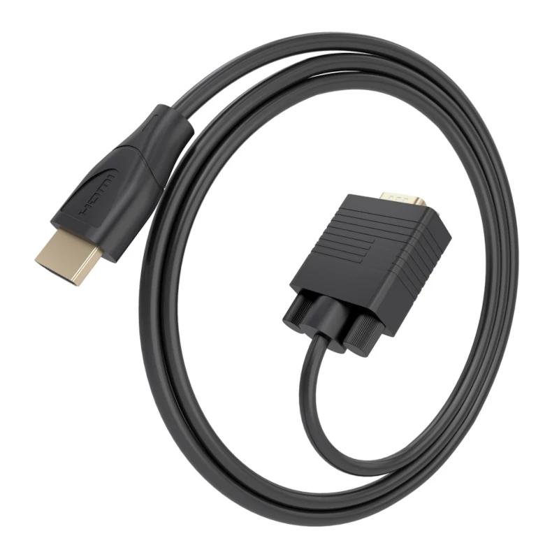 Aisens | PC | Cable Conversor HDMI/M a SVGA/M Negro | 1080P - Imagem de Detalhe 1