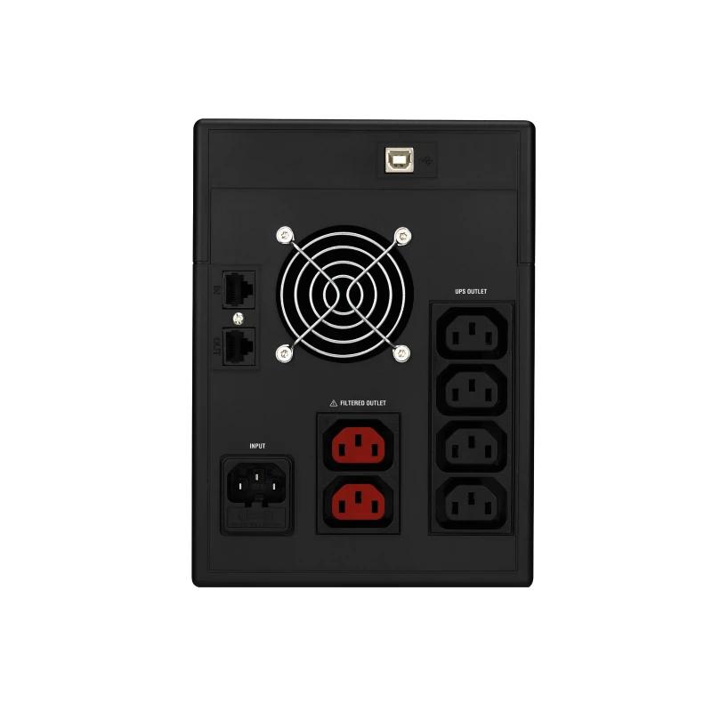 Nilox Premium Line Interactive Sinewave 3.000 UPS Linha interativa 3 kVA 2100 W 4 tomada(s) CA - Imagem de Detalhe 3