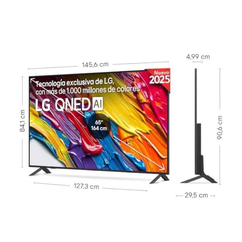 LG QNED AI 65QNED82A6B 165,1 cm (65") 4K Ultra HD Smart TV Wi-Fi Preto - Imagem de Detalhe 1