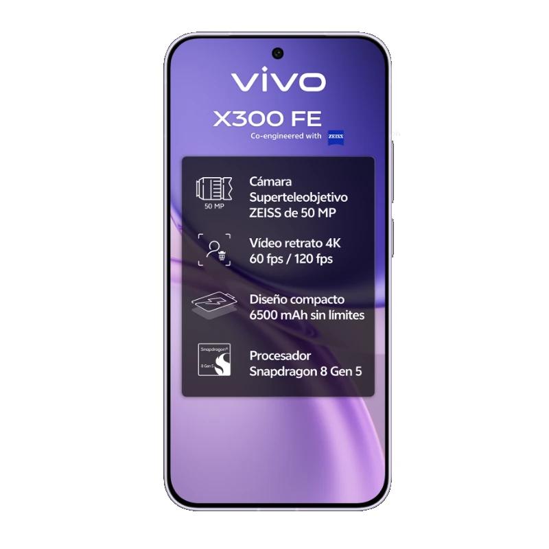 Vivo | X300 FE | 5G | 6.31" | 512GB | 12GB | Roxo - Imagem de Detalhe 1