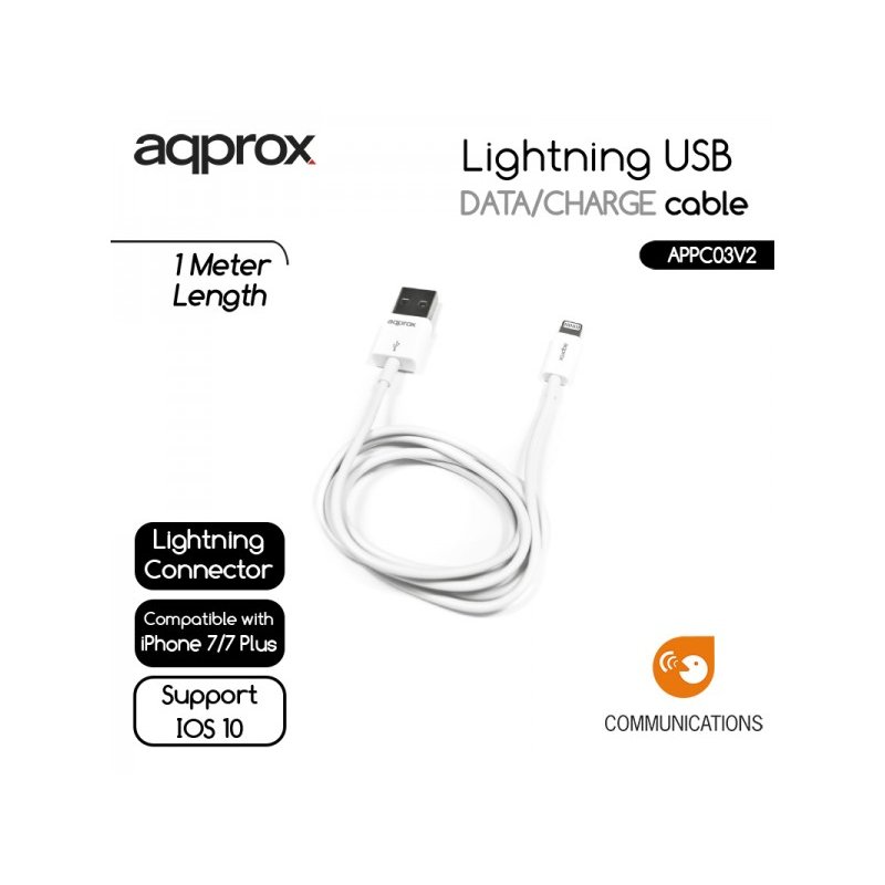 approx! APPC03V2 Cabo de dados/carga LIGHTNING/USB - Imagem de Detalhe 2
