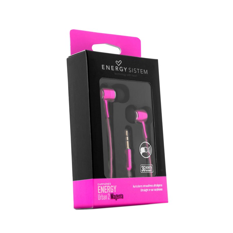 Energy Sistem Auricular Intrauditivo Urban 2 Magenta - Imagem de Detalhe 6