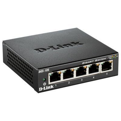 D-Link DGS-105 Switch 5xGB Metal - Imagem de Detalhe 2
