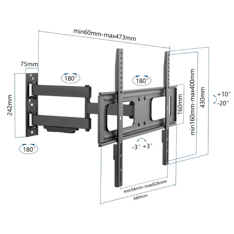 iggual SPTV13 Suporte TV 37-75" 50kg parede Full - Imagem de Detalhe 4