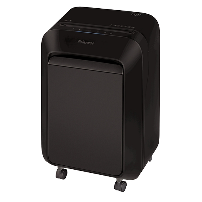 Fellowes Destruidora LX211 Negra microcorte 2x12mm - Imagem de Detalhe 4
