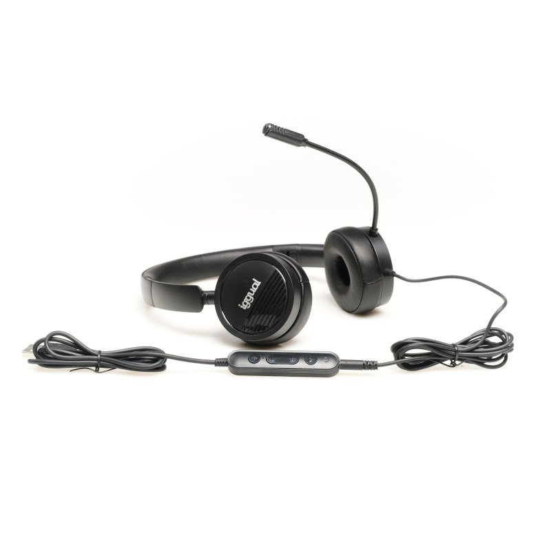 iggual Auriculares com micro Dual Tech USB/3,5 mm - Imagem de Detalhe 4