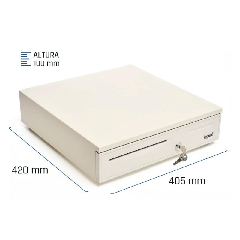 iggual Cajón Portamonedas IRON-50W 42cm 5+8 branco - Imagem de Detalhe 4