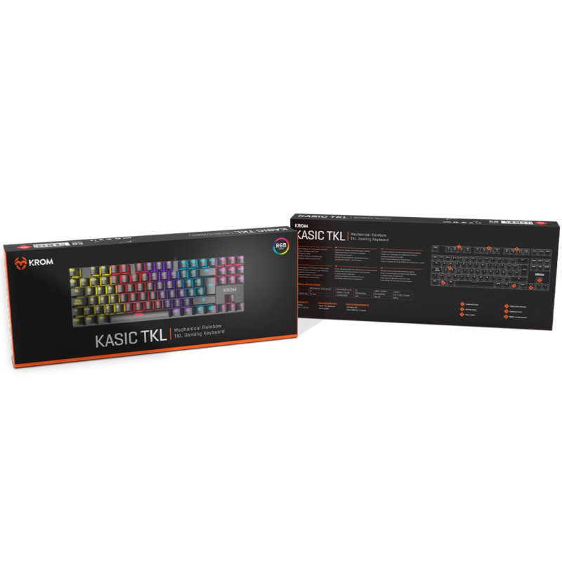 KROM Teclado Gaming NXKROMKASICTKL TKL RAINBOW - Imagem de Detalhe 4