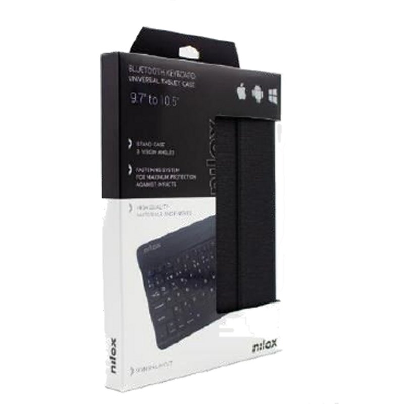 NILOX Capa para tablet 9.7 a 10.5 teclado bt preto - Imagem de Detalhe 6