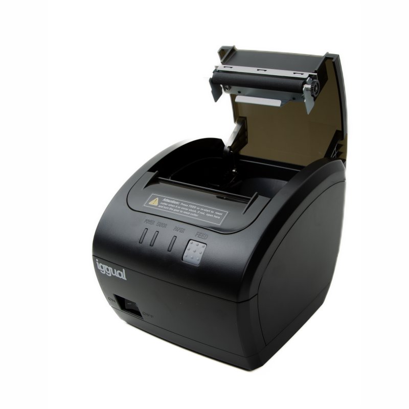 iggual Impressora térmica TP7001 USB+RJ45 preta - Imagem de Detalhe 3