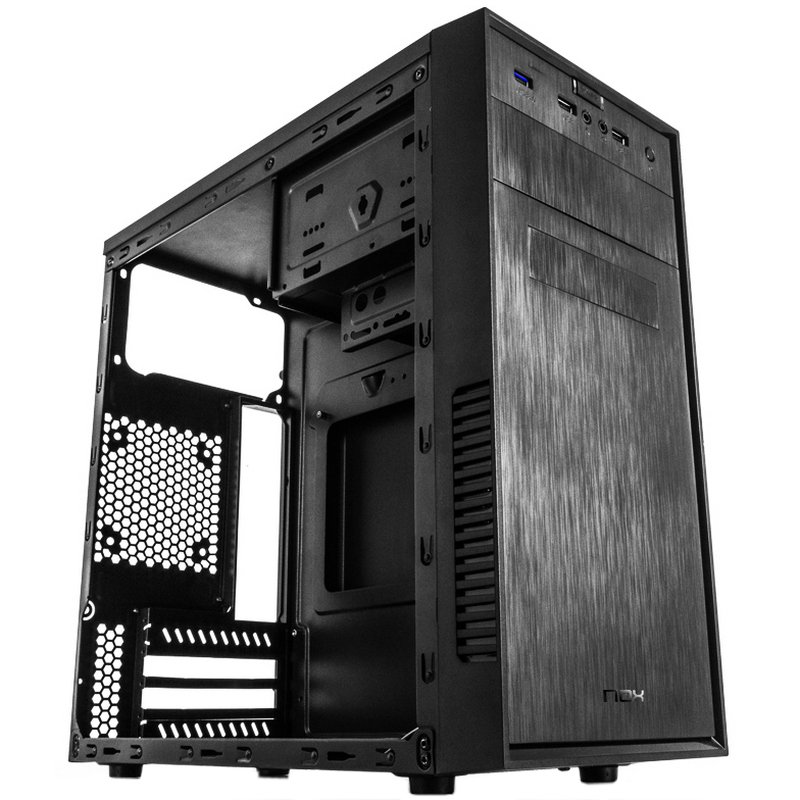 Nox Caixa Micro ATX Forte USB3.0 Vent.12cm Preta - Imagem de Detalhe 9