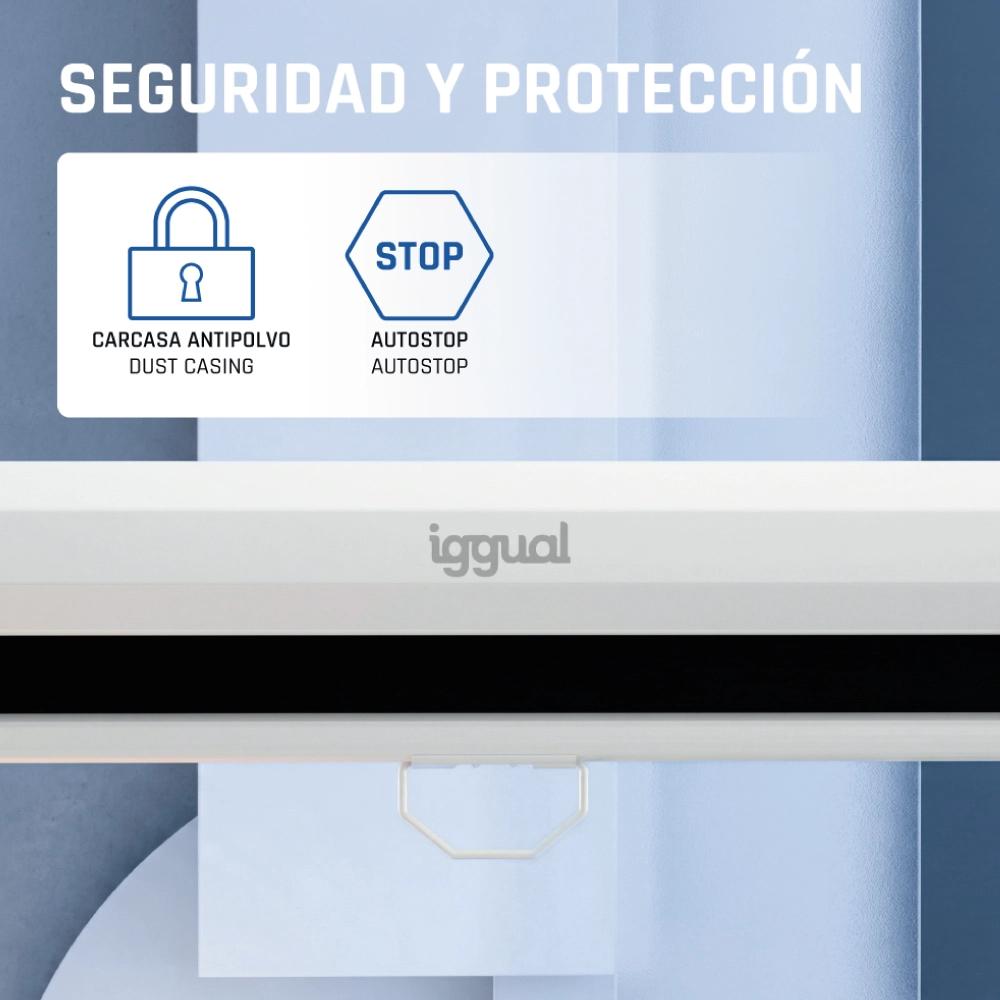 iggual Tela manual 4:3 112" 200x200 cm - Imagem de Detalhe 17