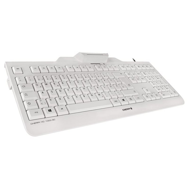 Cherry Teclado+Leitor Chip Integrado (DNIe) Branco - Imagem de Detalhe 9