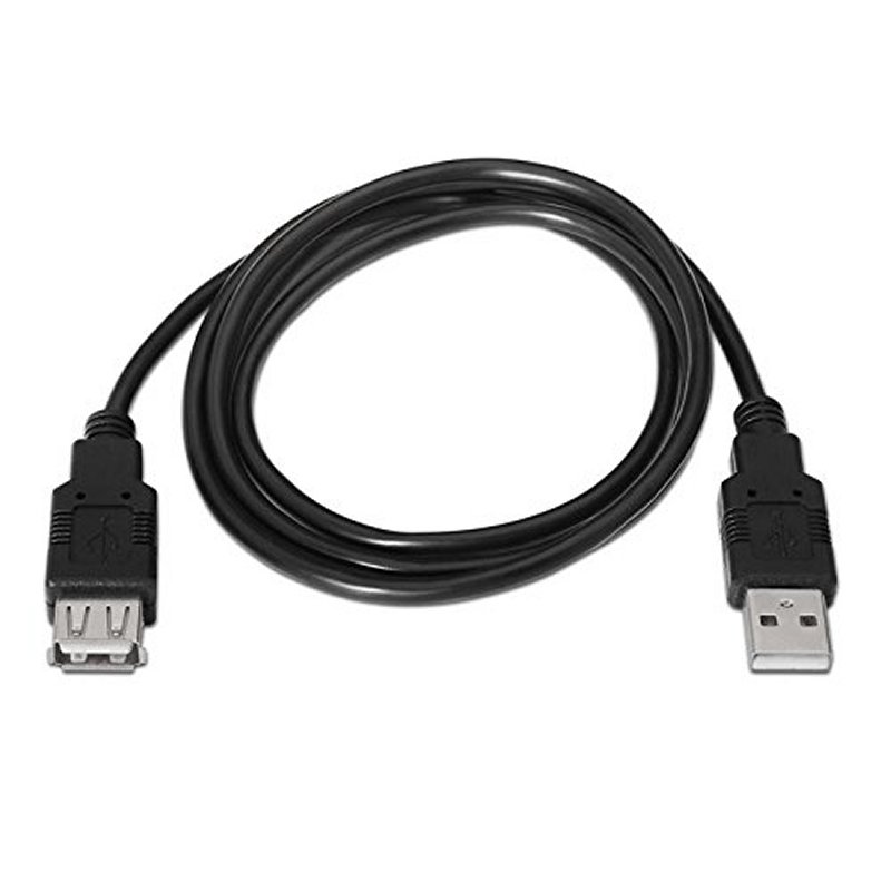Nanocable Cabo USB 2.0 Tipo-A M/H P Preto 1,8 m - Imagem de Detalhe 3
