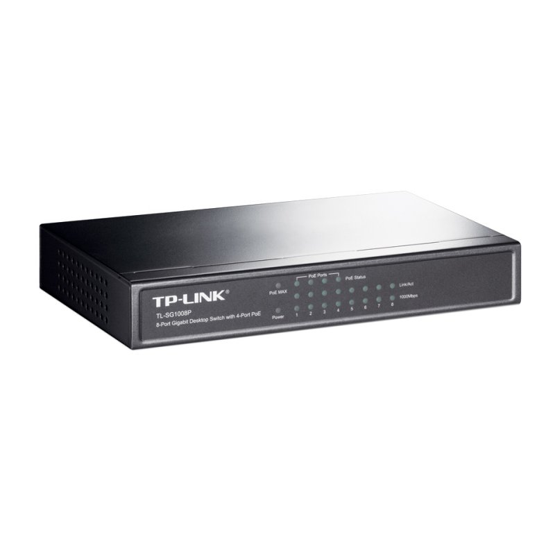 TP-LINK TL-SG1008P Switch 8xGB 4xPoE - Imagem de Detalhe 9