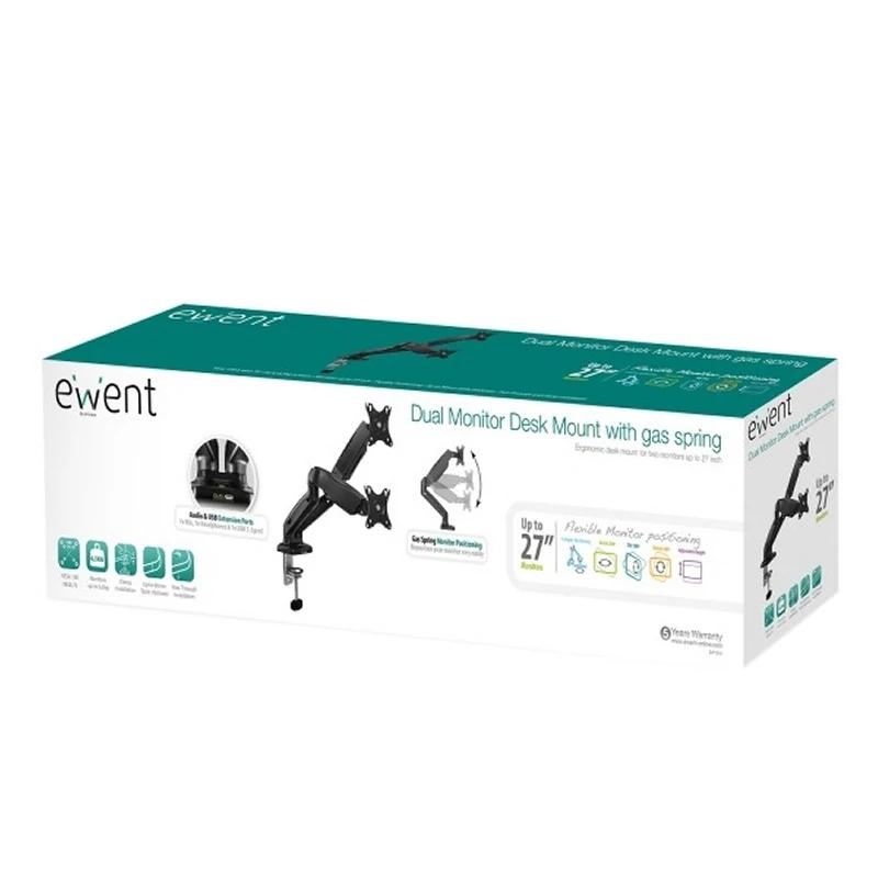 EWENT EW1516 Sop.TV Mesa Gas 2 Moni.27-34" USB-Mic - Imagem de Detalhe 9
