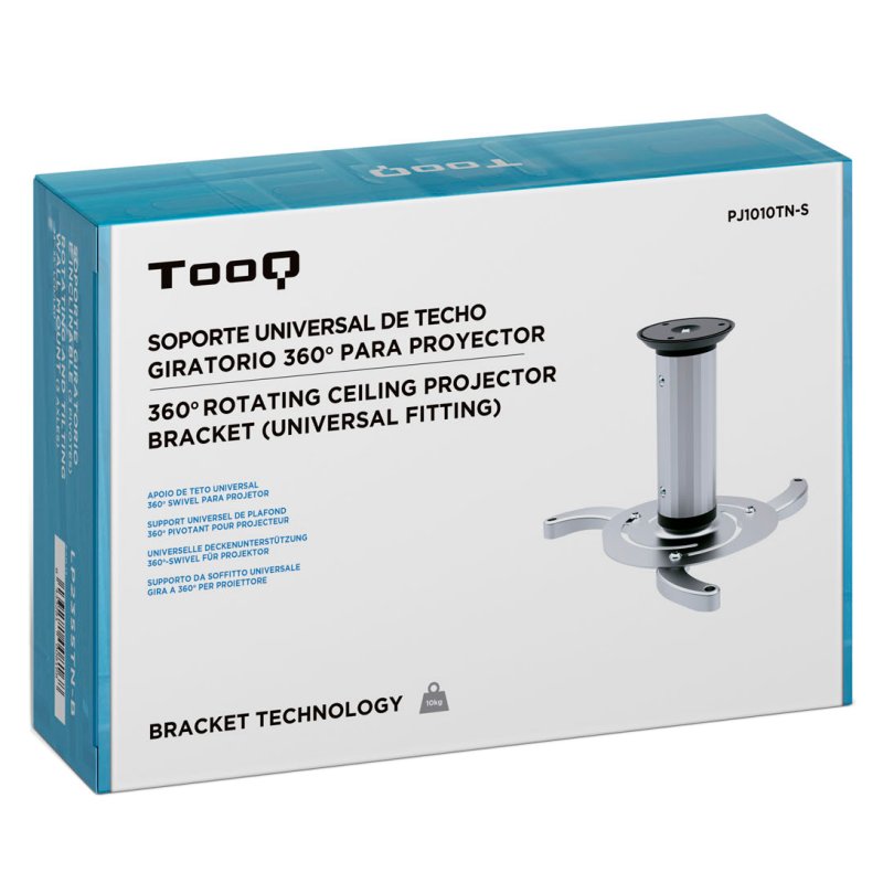 Tooq PJ1010TN-S Suporte Projetor Tecto Prata - Imagem de Detalhe 9