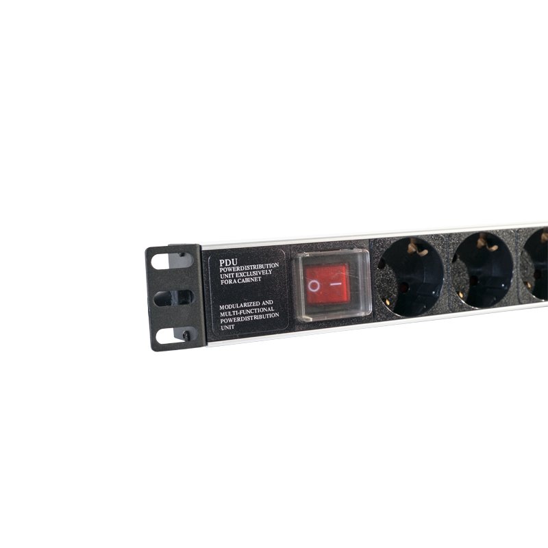 2LAN Regleta 19" 8 Schukos Interruptor - Imagem de Detalhe 3