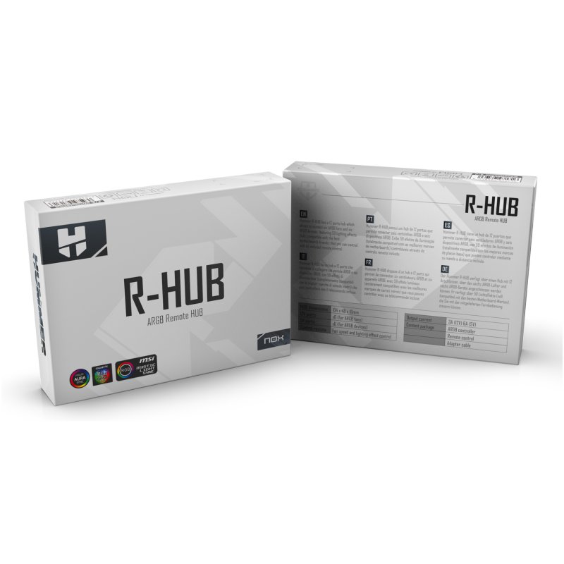 Nox HUMMER R-HUB Controlador ARGB Led/Ref. - Imagem de Detalhe 9