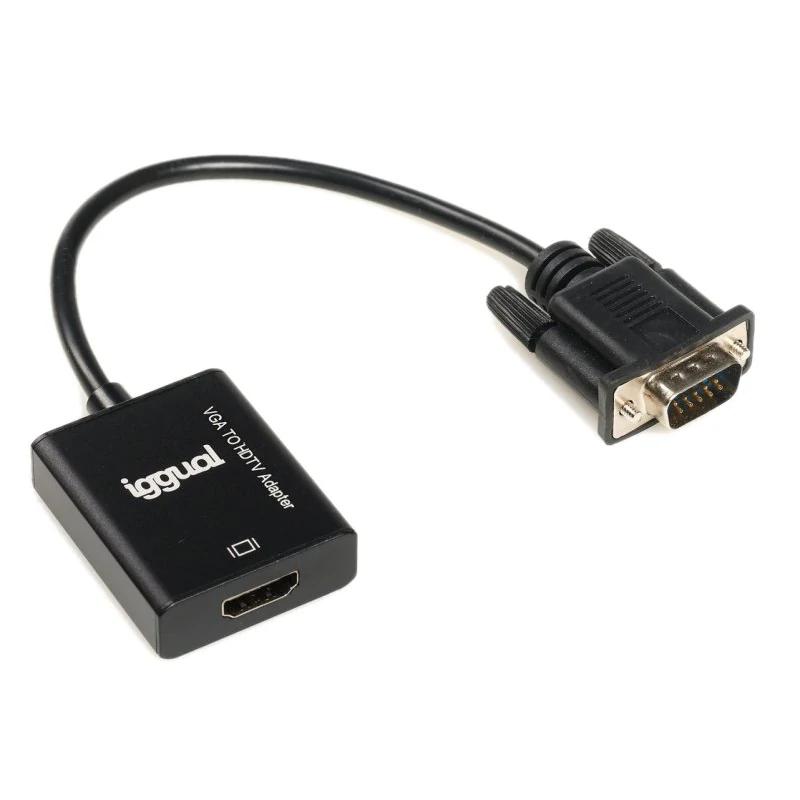 iggual Adaptador VGA para HDMI + áudio + microUSB - Imagem de Detalhe 6