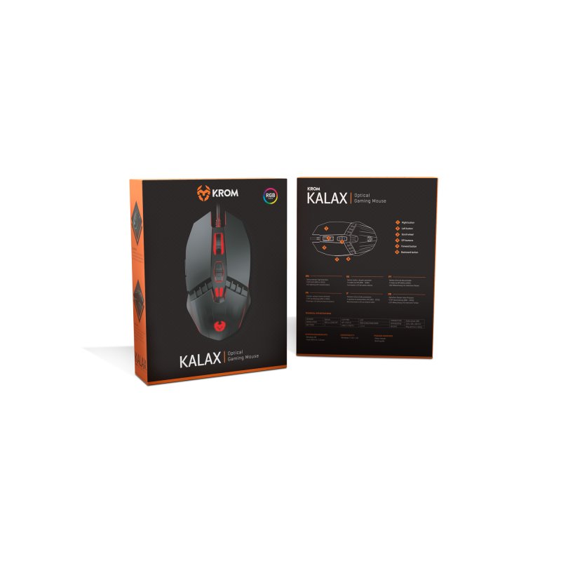 Krom Ratón Gaming KALAX DPI 7 COLORES LED - Imagem de Detalhe 12