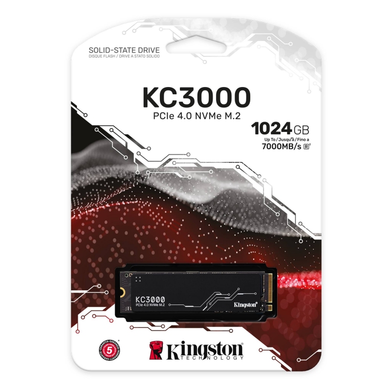 Kingston SKC3000S/1024G SSD 1024GB NVMe PCIe 4.0 - Imagem de Detalhe 6
