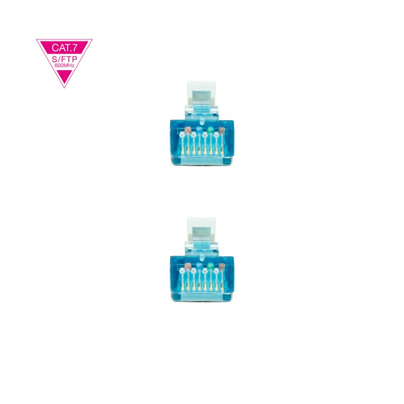 Nanocable Latiguillo Cat. 7 LSZH/SFTP 3 M Cinza - Imagem de Detalhe 6