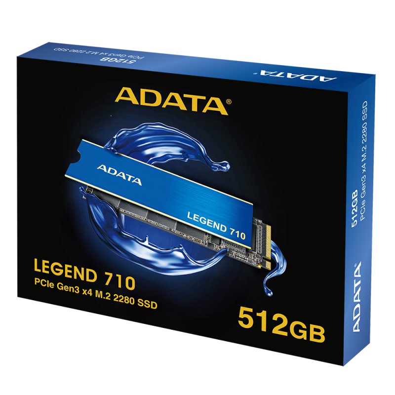 ADATA SSD LEGEND 710 512GB PCIe Gen3 x4 NVMe 1.4 - Imagem de Detalhe 9