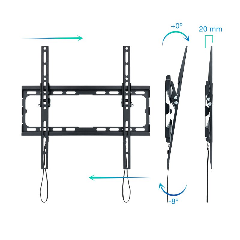 Tooq Suporte de parede LP1071T-B inclui ecrãs 32-70" - Imagem de Detalhe 7