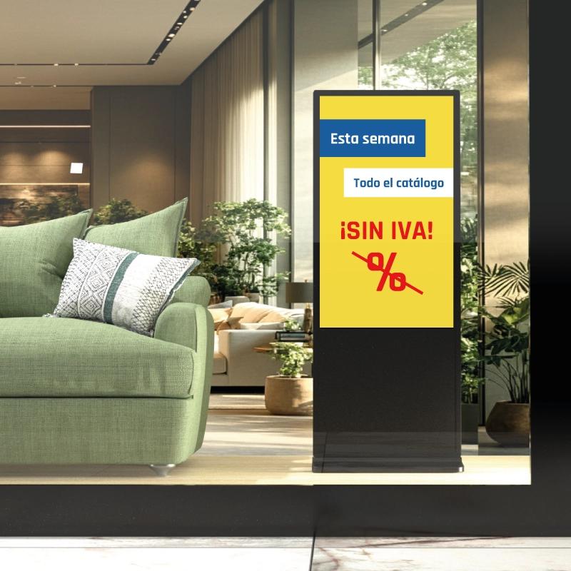 iggual Tótem interactivo 4K ORCHID 55" Android - Imagem de Detalhe 1