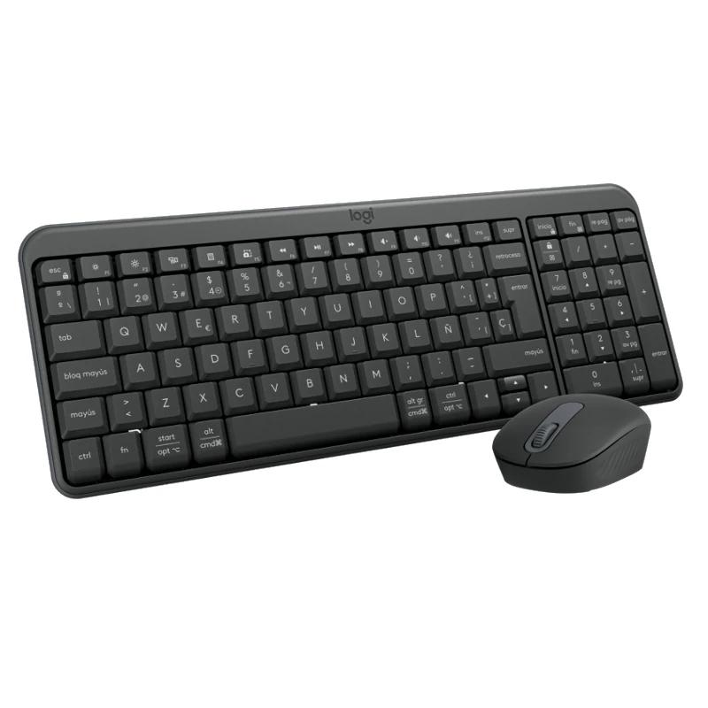 Logitech Teclado+ratón MK250 azul Negro - Imagem de Detalhe 2