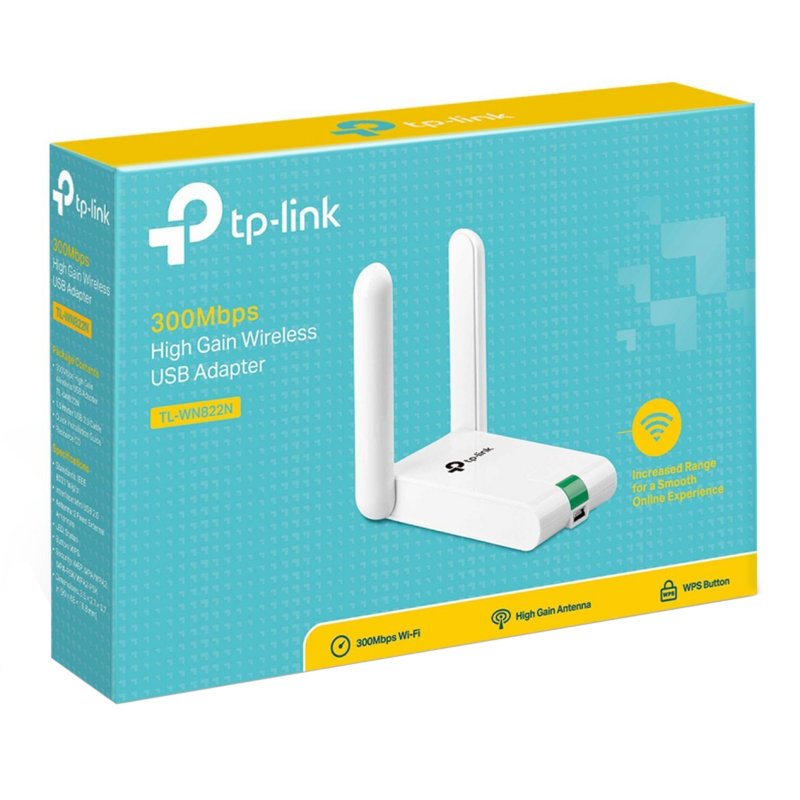 TP-LINK TL-WN822N Adaptador de Rede N300 3dBi USB - Imagem de Detalhe 9