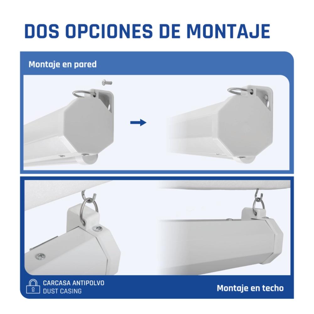 iggual Tela manual 4:3 100" 180x180 cm - Imagem de Detalhe 27