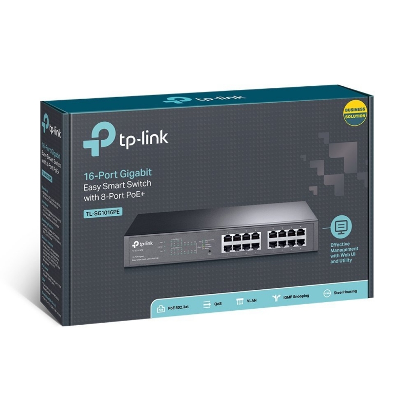 TP-LINK TL-SG1016PE Switch 16xGB PoE+ - Imagem de Detalhe 7