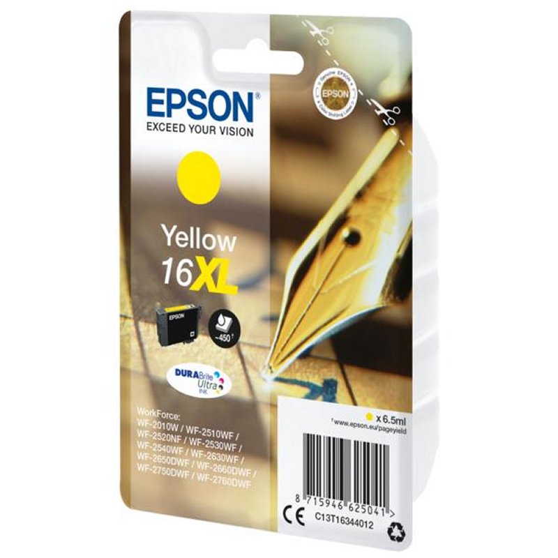 Epson Cartucho T1634XL Amarelo - Imagem de Detalhe 4