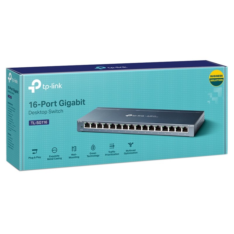 TP-LINK TL-SG116 Switch 16xGB - Imagem de Detalhe 12