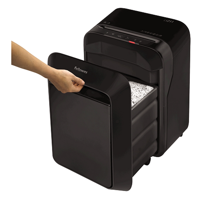 Fellowes Destruidora LX211 Negra microcorte 2x12mm - Imagem de Detalhe 11